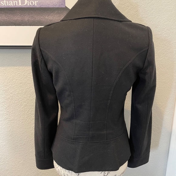 Halogen Super Cute Wool Biker Style Jacket Size Small - Picture 4 of 4
